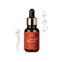 Load image into Gallery viewer, COS DE BAHA (AZ) Azelaic Acid 10% with Niacinamide Serum is a versatile solution for managing several skin concerns, including acne, acne scars, hyperpigmentation, and rosacea. Formulated with 10% Azelaic Acid, it effectively reduces inflammation, kills bacteria that cause acne, and promotes cell turnover to lighten acne marks and even skin tone. Niacinamide enhances this by strengthening the skin’s barrier, reducing inflammation, and improving overall skin texture. Aloe and Sodium Hyaluronate soothe and hy
