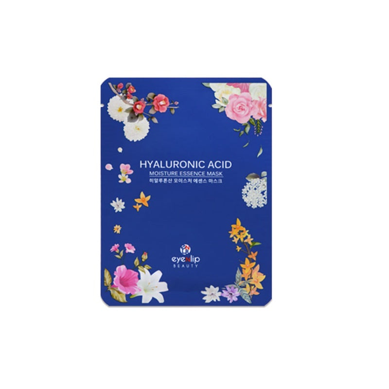 EYENLIP Hyaluronic Acid Moisture Essence Mask is crafted to deeply hydrate and revitalize your skin. This essence mask is rich in Hyaluronic Acid, known for its ability to lock in moisture and enhance skin elasticity. It also contains a blend of powerful botanical extracts like Ginseng and Scutellaria Baicalensis, which provide anti-aging benefits and promote a healthy, vibrant complexion. Additional ingredients like Caviar and Soybean Extracts nourish the skin, offering a boost of nutrients and antioxidant