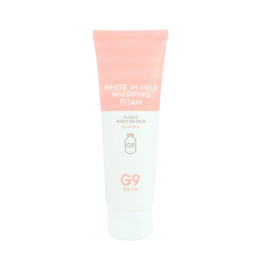 G9SKIN White In Milk Whipping Foam is a creamy, nourishing cleanser formulated to brighten and gently exfoliate the skin. Enriched with Milk Protein Extract, Niacinamide, and Glutathione, it helps to even skin tone and enhance radiance. With soothing ingredients like Centella Asiatica and Witch Hazel Extract, this foam leaves the skin feeling soft, refreshed, and hydrated. Perfect for daily cleansing, it promotes a brighter, smoother complexion.