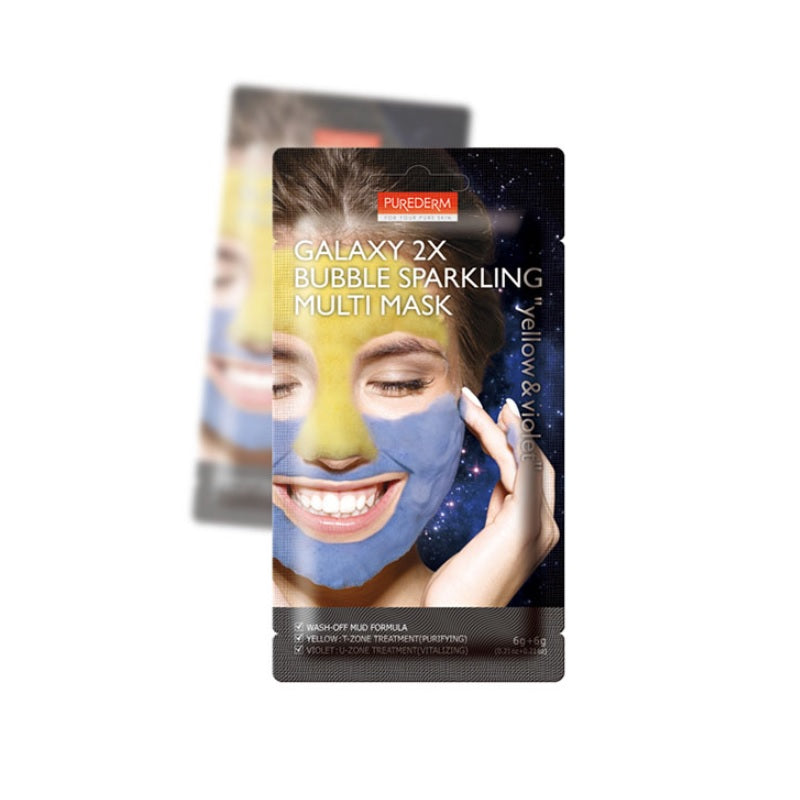 PUREDERM Galaxy 2X Bubble Sparkling Multi Mask 