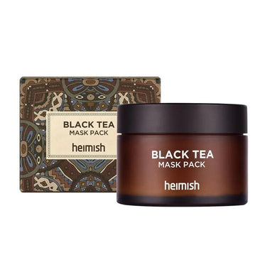 Heimish Black Tea Wash-Off Mask is a refreshing wash-off mask that combines the power of Black Tea and natural extracts to hydrate and revitalize tired skin. Infused with Camellia Sinensis Leaf Water, Lychee Extract, and Aloe Vera, this mask helps soothe and nourish the skin while promoting a healthy glow. The formula also includes Centella Asiatica and Cinnamomum Bark Extract to calm irritation and improve skin texture. Perfect for a quick, relaxing skincare treatment, this mask leaves your skin feeling so