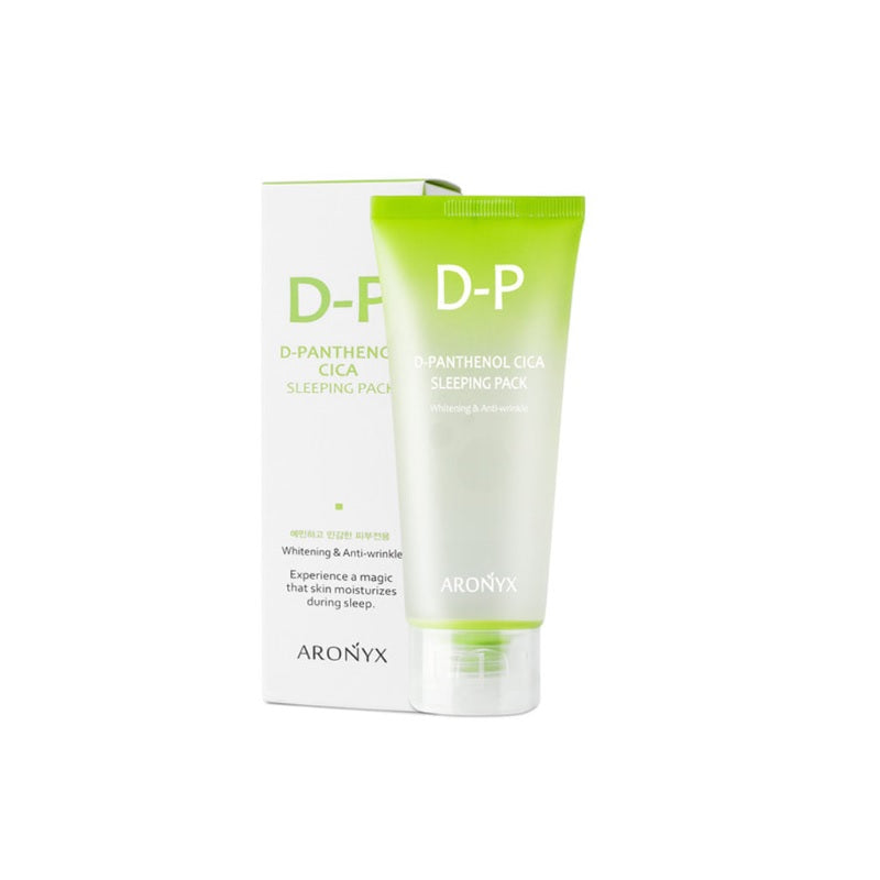 MEDI FLOWER Aronyx D-Panthenol Cica Sleeping Pack is an overnight mask that deeply hydrates and soothes the skin while you sleep. Enriched with Panthenol and Centella Asiatica Extract, it helps to calm irritated skin and support the skin's natural barrier. Infused with Propolis, Honey, and a blend of botanical extracts, this sleeping pack provides nourishment and moisture, leaving your skin refreshed and revitalized by morning. Perfect for all skin types, it works overnight to promote a calm, hydrated, and 