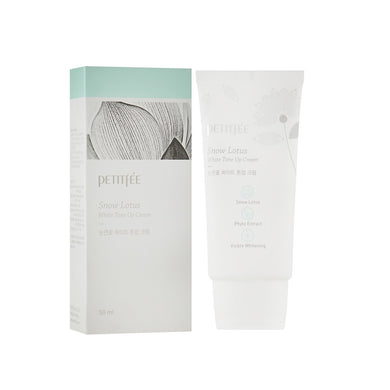 PETITFEE Snow Lotus White Tone Up Cream is a brightening moisturizer designed to enhance skin radiance and even out tone. Formulated with Niacinamide and Snow Lotus Extract, it visibly brightens and revitalizes the complexion. Additional botanical extracts like Daisy and White Lily help lighten hyperpigmentation and improve skin clarity. Ideal for daily use, this cream provides instant luminosity and long-lasting hydration, leaving skin smooth and glowing. Perfect for those seeking a more radiant, youthful 