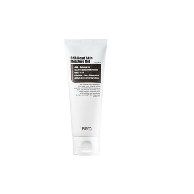 PURITO BHA Dead Skin Moisture Gel is a lightweight gel that gently exfoliates and hydrates. Formulated with Betaine Salicylate (BHA) and Tea Tree Leaf Extract, it helps unclog pores, remove dead skin cells, and soothe irritation. Enriched with Aloe Vera and Sodium Hyaluronate, it delivers lasting hydration for a smoother, clearer complexion. Perfect for achieving balanced and refreshed skin.
