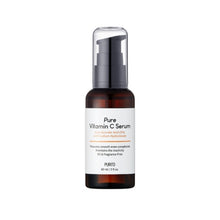 Load image into Gallery viewer, PURITO Pure Vitamin C Serum is a brightening and anti-aging serum formulated with Vitamin C (Ascorbic Acid) to enhance skin radiance, even out skin tone, and reduce the appearance of fine lines. Enriched with hydrating ingredients like Sodium Hyaluronate and soothing Niacinamide, this serum delivers deep hydration while improving skin texture. Bamboo Water and Glutathione provide additional antioxidant benefits, leaving the skin looking revitalized and glowing. Ideal for all skin types, this serum promotes 