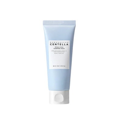 SKIN1004 Madagascar Centella Hyalu-Cica Sleeping Pack is a nourishing overnight treatment designed to hydrate and soothe the skin. It features a rich blend of Centella Asiatica Leaf Extract, Hyaluronic Acid, and Niacinamide to enhance skin barrier function, provide deep hydration, and improve skin tone. Enriched with botanical extracts like Pear Fruit and Melon, and soothing Rosa Damascena Flower Water, this sleeping pack helps to calm the skin overnight, promoting a refreshed and revitalized appearance by 