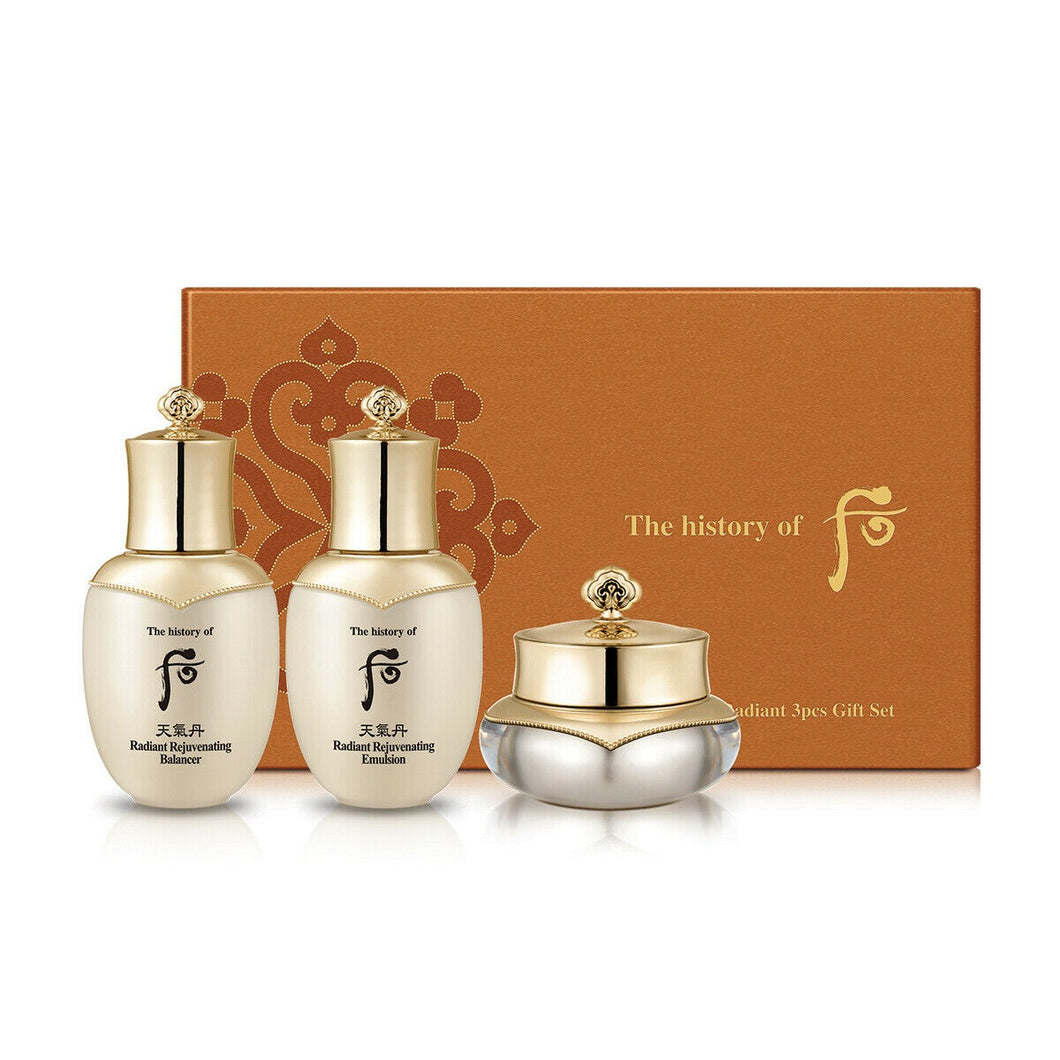 THE HISTORY OF WHOO Cheongidan Radiant 3pcs Sample Set
