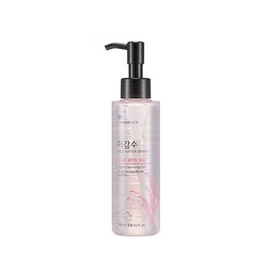 THE FACE SHOP Rice Water Bright Light Cleansing Oil is a lightweight cleansing oil infused with Rice Bran Oil and Jojoba Seed Oil to effectively dissolve makeup, dirt, and impurities while nourishing the skin. Enriched with Rice Extract, it helps brighten and hydrate, leaving your skin soft, radiant, and thoroughly cleansed without feeling greasy. Ideal for all skin types, this oil is perfect for gentle yet deep cleansing.