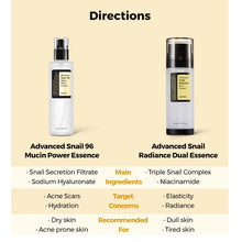 Load image into Gallery viewer, COSRX Advanced Snail Radiance Dual Essence 80ml