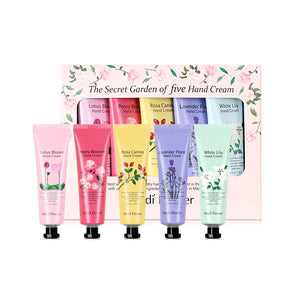 MEDI FLOWER The Secret Garden of Five Hand Cream Set