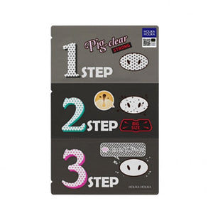 HOLIKA HOLIKA Pig Nose Clear Blackhead 3-Step Kit Strong