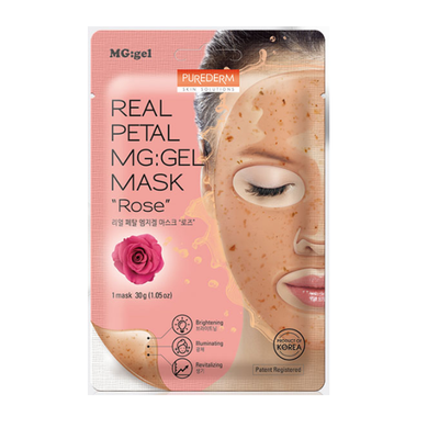 PUREDERM Real Petal Mg:Gel Mask Rose